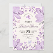 Invitation Fleur pourpre  (Devant)