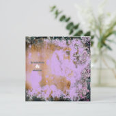 Invitation Fleur pourpre rustique de la CHROMATOGRAPHIE (Debout devant)