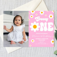 Fleur Retro Daisy Super Un 1er anniversaire