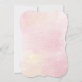 Invitation Fleur rose 15e anniversaire Quinceanera Party (Dos)