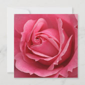 Invitation Fleur rose 80e anniversaire (Dos)