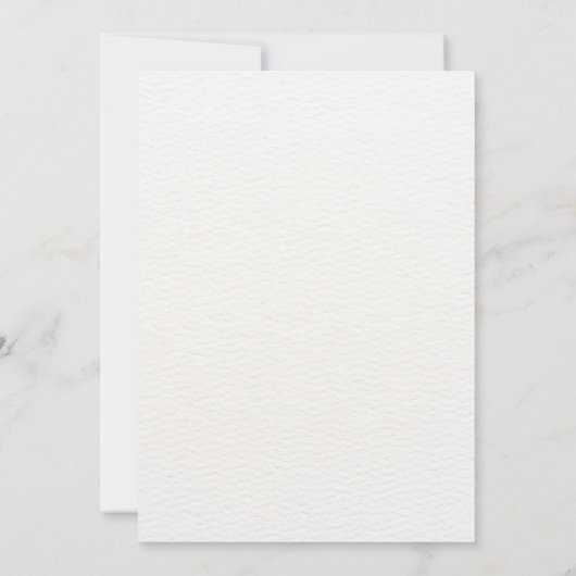 Invitation Fleur rouge foncé (Dos)