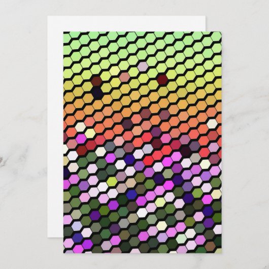 INVITATION FLEUR SAUVAGE (Devant / Derrière)