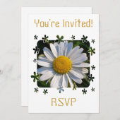 INVITATION FLEUR SAUVAGE (Devant / Derrière)