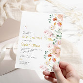 Invitation fleur sauvage