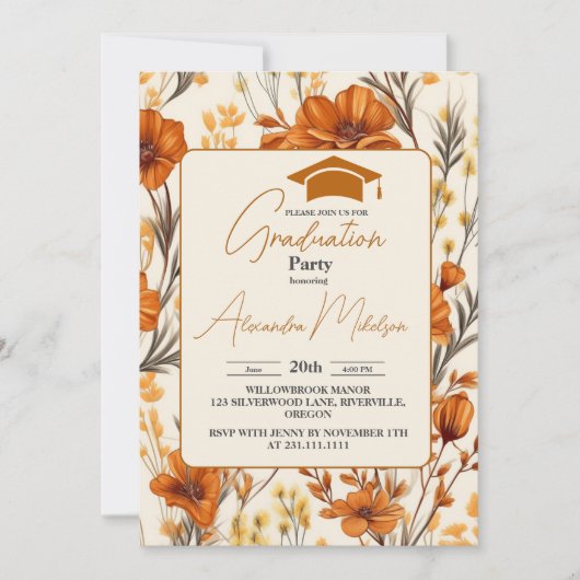 Invitation Fleur sauvage 2024 (Devant)