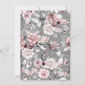 Invitation Fleur sauvage 7e anniversaire (Dos)