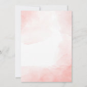 Invitation Fleur sauvage amour en fleur modèle de douche nupt (Dos)