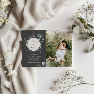 Invitation Fleur sauvage Aquarelle Deux Photo Enregistrer La 