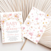 Invitation Fleur sauvage Arch Baby dans le Baby shower en fle