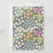 Invitation Fleur sauvage Arch Garden Baby shower (Dos)