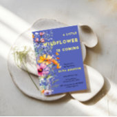 Invitation fleur sauvage Baby shower