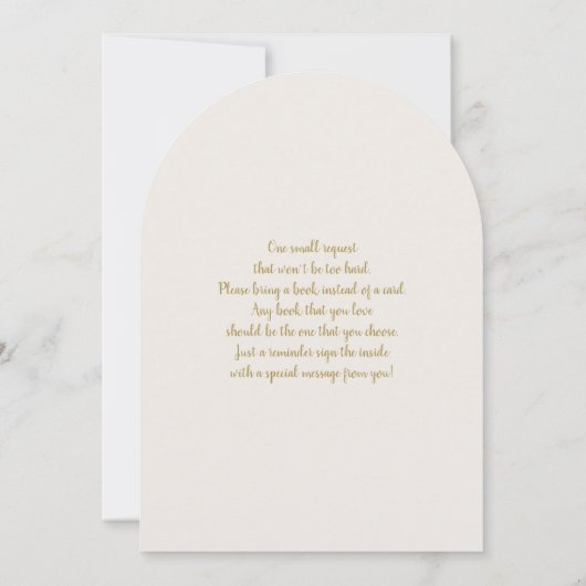 Invitation Fleur sauvage bébé en fleurs Baby shower fille (Dos)