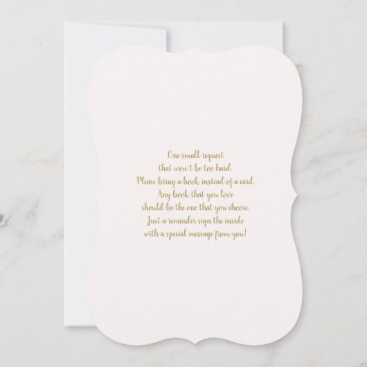 Invitation Fleur sauvage bébé en fleurs Baby shower fille (Dos)