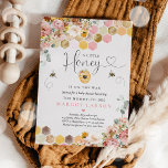 Invitation Fleur sauvage Bee Baby shower Petit Miel En Chemin<br><div class="desc">Fleur sauvage Bee Baby shower Little Honey On the Way Invitation Tous les modèles sont © PIXEL PERFECTION PARTY LTD</div>