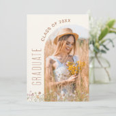 Invitation Fleur sauvage Bloom Graduation Party Arch Photo (Debout devant)