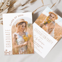 Fleur sauvage Bloom Graduation Party Arch Photo