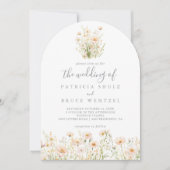 Invitation Fleur sauvage Boho Blush Classique Le Mariage De (Devant)