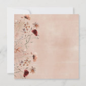 Invitation fleur sauvage Boho Bridal Shower (Dos)