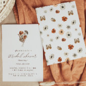 Invitation fleur sauvage Boho Bridal Shower