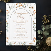 Invitation Fleur sauvage Boho Engagement