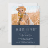 Invitation Fleur sauvage Boho Floral Graduation Party Arch Ph (Dos)