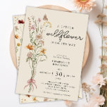 Invitation Fleur sauvage Boho Floral Neutral Baby shower<br><div class="desc">Vous recherchez un beau thème de baby shower pour une maman à la maison ? Découvrez cette Invitation Fleur sauvage du Baby shower Boho. Il dispose d'un beau bouquet de fleurs sauvages aquarelles sur un arrière - plan crème. Sur le dos, on trouve un joli motif floral. Mais vous pouvez...</div>