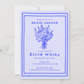 Invitation Fleur sauvage Bouquet Rustique Whimsical Fête des  (Devant)