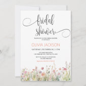 Invitation fleur sauvage Btidal Shower (Devant)