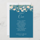 Invitation Fleur sauvage classique Tableau numéro 1 Tableau d (Devant)