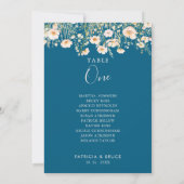 Invitation Fleur sauvage classique Tableau numéro 1 Tableau d (Dos)