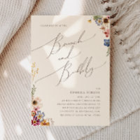Fleur sauvage coloré Jardin Beige Brunch et Bubbly