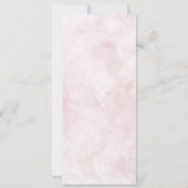 Invitation Fleur sauvage coloré Printemps Menu Graduation (Dos)