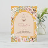 Invitation Fleur sauvage d'abeilles de printemps Deuxième ann (Debout devant)