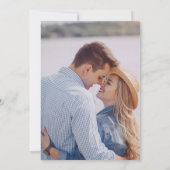 Invitation Fleur sauvage d'aquarelle Fleur (Dos)