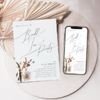 Fleur sauvage d'automne Boho | Tea Party