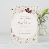 Invitation Fleur sauvage de Cuivre Bourgogne | Douche Couples (Debout devant)