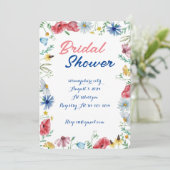 INVITATION fleur sauvage DE DOUCHE BRIDAL (Debout devant)