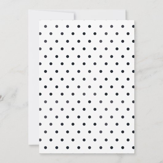 Invitation fleur sauvage de douche nuptiale (Dos)