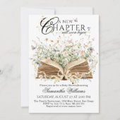 Invitation Fleur sauvage de livre Un nouveau chapitre commenc (Devant)