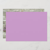 Invitation fleur sauvage de l'ouest (Devant / Derrière)