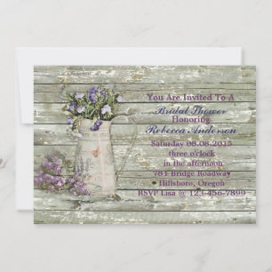 Invitation fleur sauvage de l'ouest