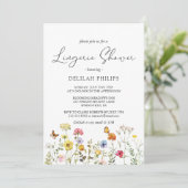 Invitation Fleur sauvage de printemps Botanique Bridal Linger (Debout devant)