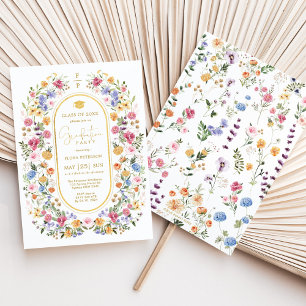 Invitation Fleur sauvage de printemps élégant Meadow Garden G