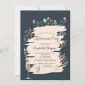 Invitation Fleur sauvage de printemps, Retraite de verre (Devant)