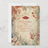 Invitation Fleur sauvage de Terracotta (Devant)