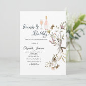 Invitation Fleur sauvage de WhimsicalBrunch & Fête des mariée (Debout devant)