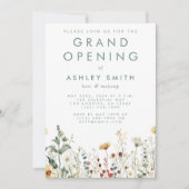Invitation Fleur sauvage d'été Grand ouverture (Devant)