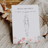 Invitation Fleur sauvage Devine la Fête des mariées vestiment