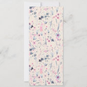 Invitation Fleur sauvage d'or Blush Ganesh Indian Mariage Men (Dos)